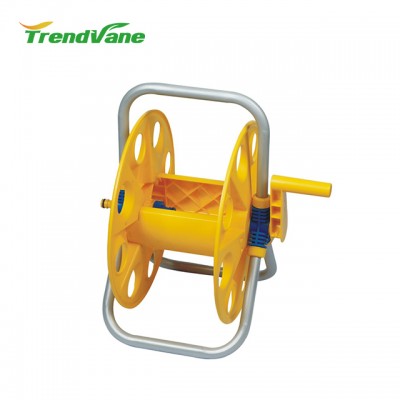 2018 new products Plastic metal garden hydraulic hose reel rack coiled garden hose holder holds up 45m hose